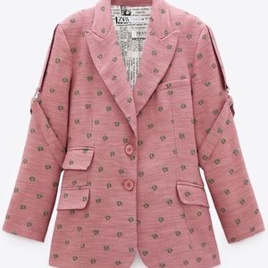 ZARA LIMITED EDITION NWT EMBROIDERED BLAZER